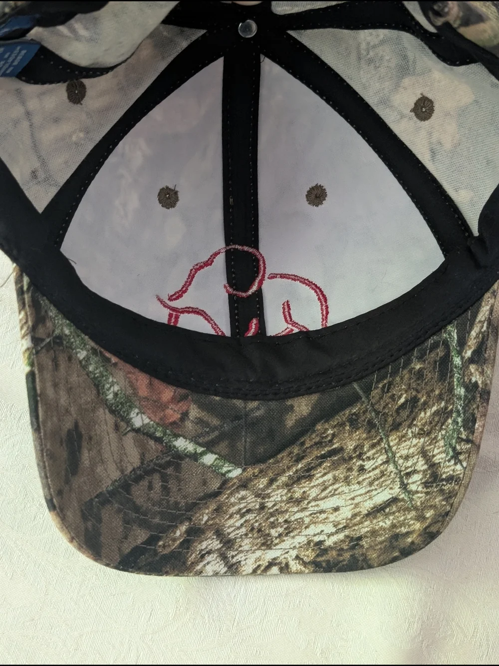 Port Authority Black and Camouflage Baseball Cap